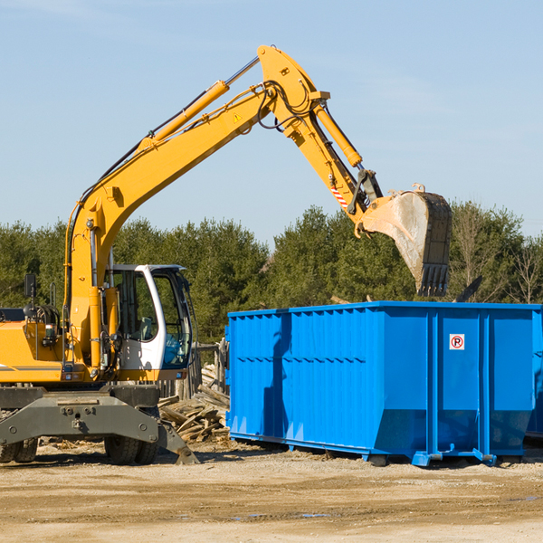 are there any restrictions on where a residential dumpster can be placed in Brookline